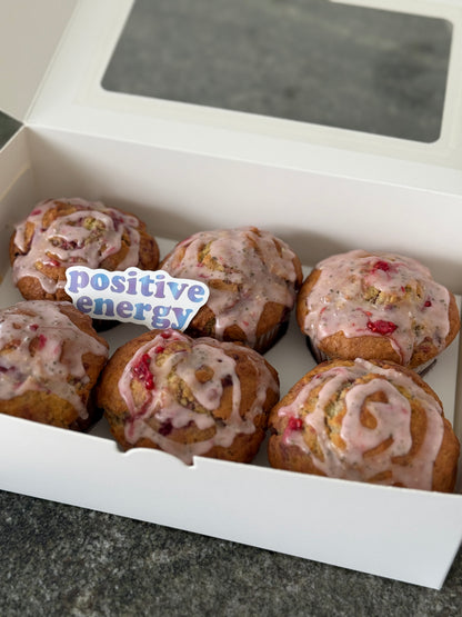 Raspberry Chamomile Muffins