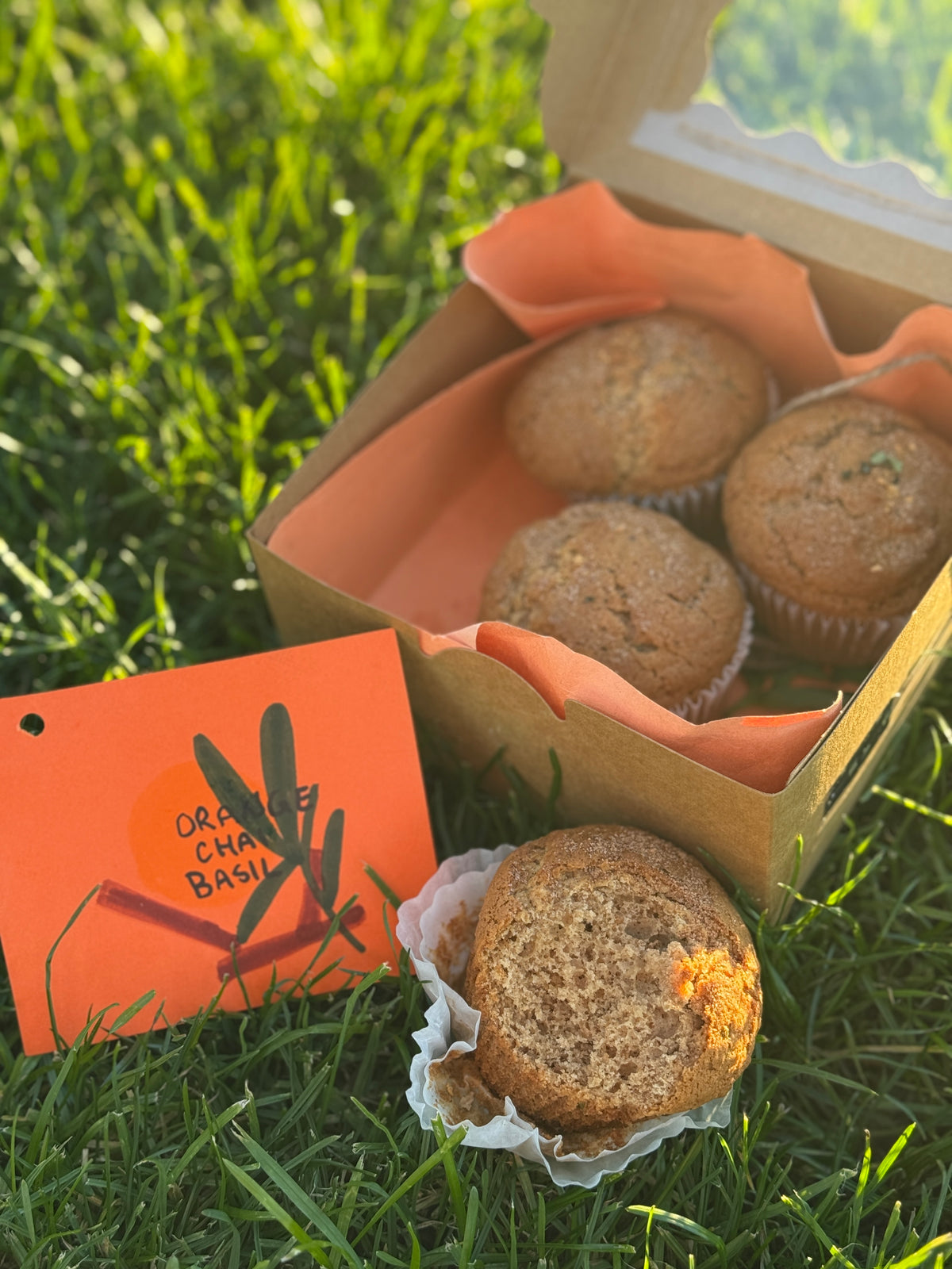 Chai Orange Basil Muffins