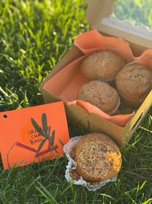 Chai Orange Basil Muffins