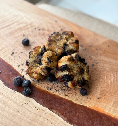 Earl Grey Blueberry Lavender Muffins