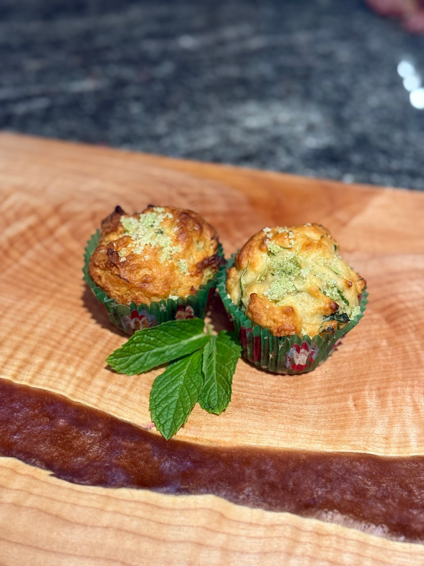 Cucumber Mint Muffins