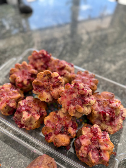 Raspberry Chamomile Muffins